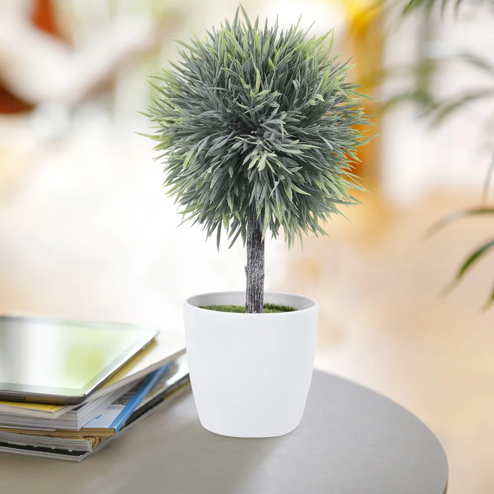 

Indoor Fake Spherical Plant Window Decor Artificial Desk Potted Plants