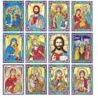 2020, новинка, 5D, круглая алмазная живопись в форме кристалла, сделай сам, алмазная живопись, вышивка, украшение дома, Алмазная мозаика, religi