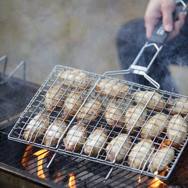 

Portable Metal Accessories Barbecue Nets with Chrome Kitchen BBQ Yard Outdoor Cooking Tools Utensils Gadgets