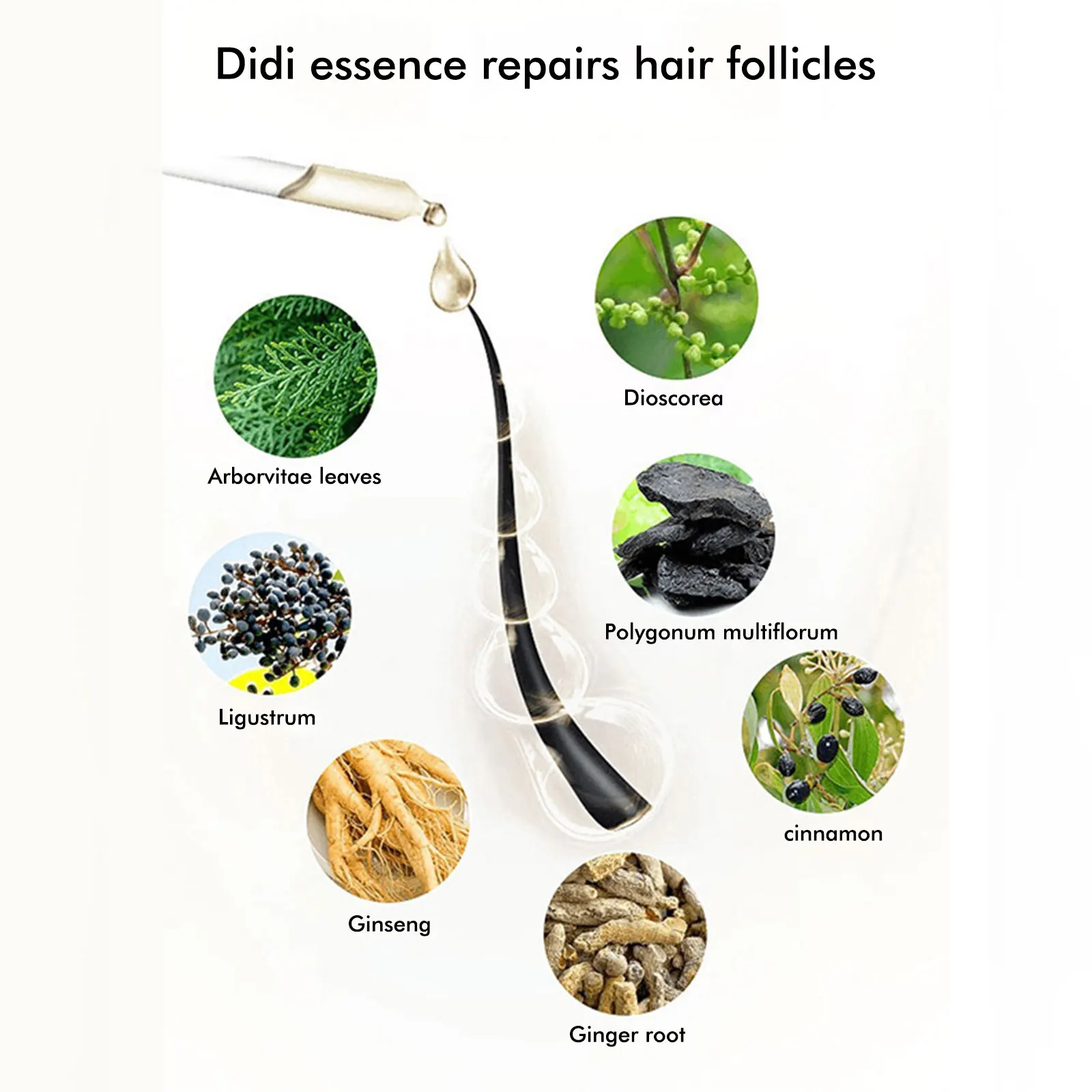 

Brand New Hair Growth Serum 30ml Anti Preventing Hair Loss Alopecia Liquid Damaged Hair Repair Growing Faster Natural