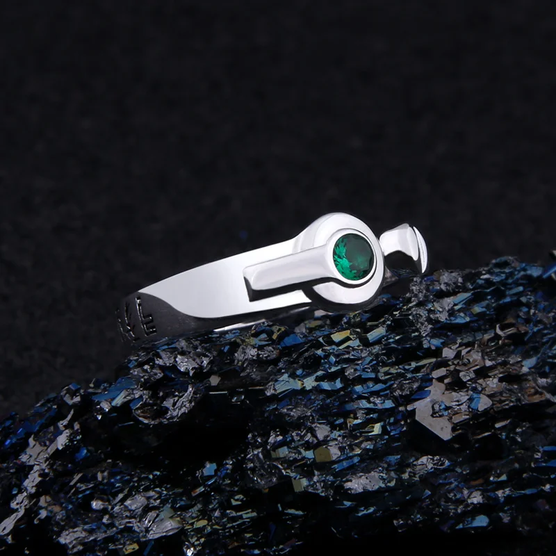 Anime Persona 5 Futaba Sakura Cosplay S925 Sterling Silver Finger Ring Men Women Fashion Adjustable Jewelry Xmas Gift | Тематическая