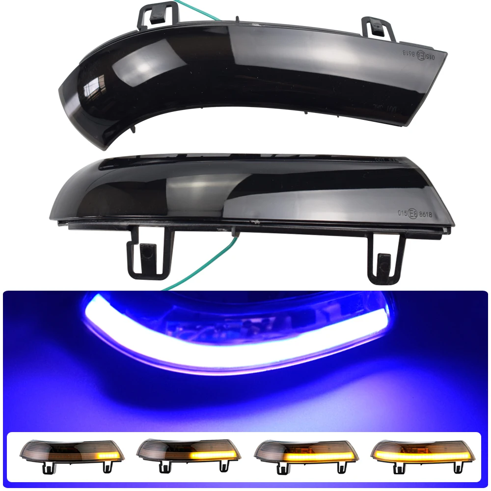 

For VW GOLF 5 GTI Jetta MK5 Passat B5.5 B6 Sharan Variant Dynamic Turn Signal LED Light Flowing Water Blinker Flashing Indicator