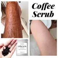 30g coffee scrub coconut scent body scrub cream dead sea salt for exfoliating whitening moisturizing anti cellulite