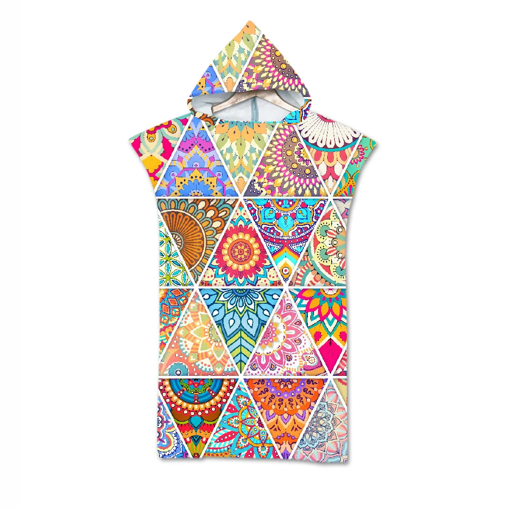 Новое пляжное полотенце в стиле ретро для серфинга и плавания банный халат из