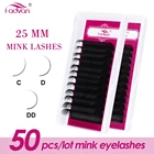 Fadvan 25 мм норковые ресницы оптовая продажа наращивание ресниц мягкие искусственные норковые Индивидуальные ресницы наращивание Макияж Длинные ресницы Инструменты