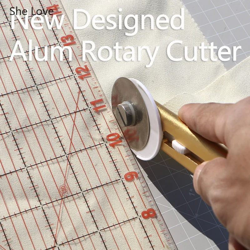 

Chzimad 45 мм Регулируемый алюминиевый сплав роторная ткань резак квилтеры Diy шитье стеганая ткань резка ремесло инструмент