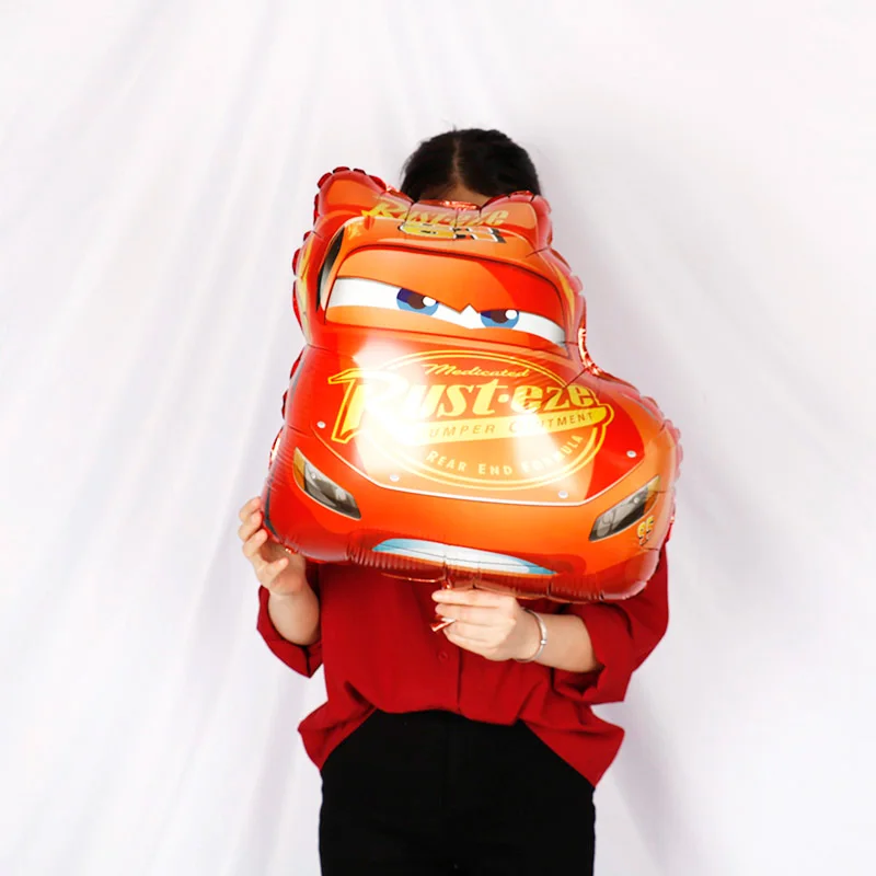 Воздушные шары из фольги в виде гоночного автомобиля переносной мультяшный