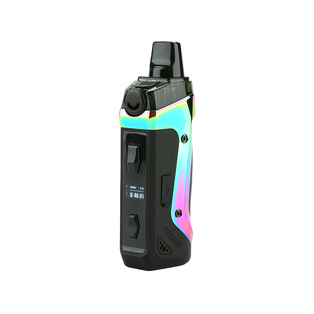 Aura Glow Бесплатные катушки и стручки! Geekvape Aegis Boost Pod Vape комплект 1500 мАч батарея и 3,7 мл Pod подходит для Pod& RDTA Ecig Vape комплект vs Vinci/Solo - Цвет: Aura Glow