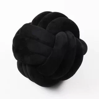 black 28 см, подушка с узлом в скандинавском стиле, подушка с узлом, декоративная подушка с узлом, домашний декор в скандинавском стиле, декор для детской комнаты в скандинавском стиле - Цвет: black