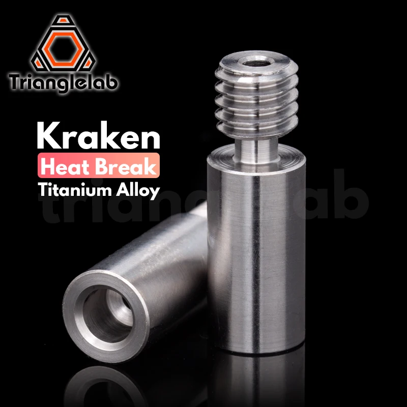 Trianglelab титановый сплав Kraken Heatbreak V6 плавный Тепловой разрыв для E3D Chimera +