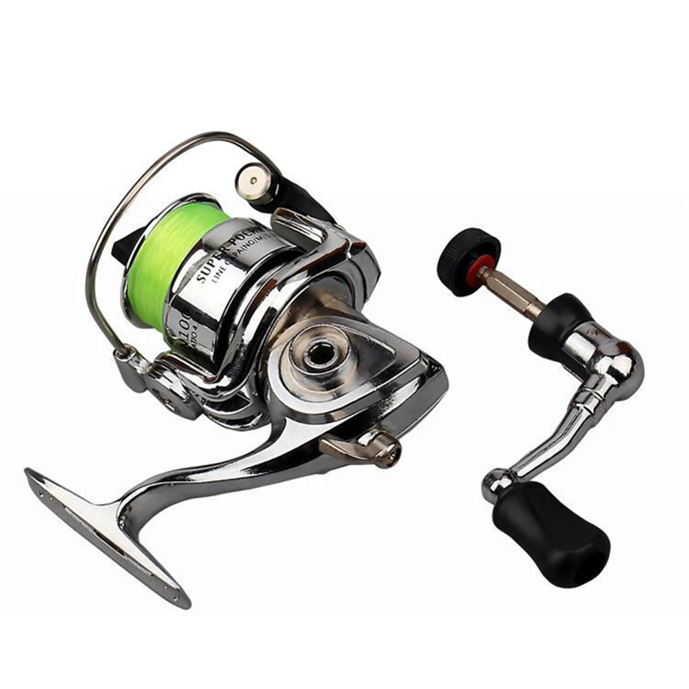 Мини 100 карманная спиннинговая Рыболовная катушка Сплав рыболовные снасти