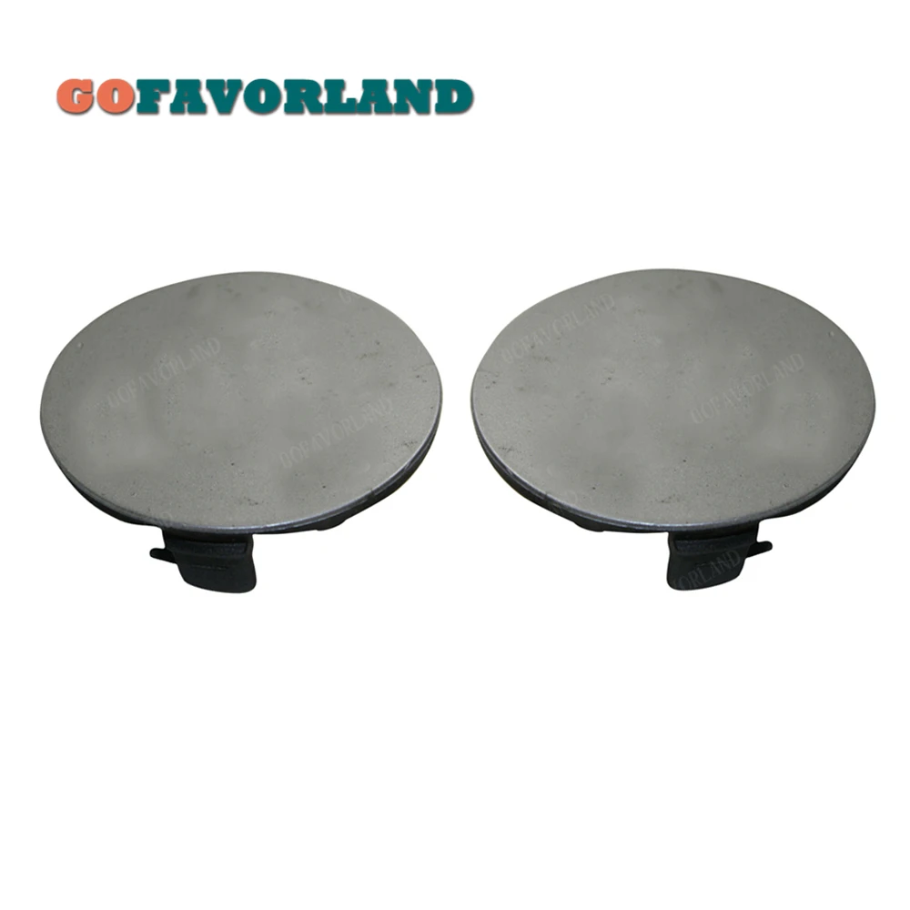 Пара спереди LH RH сбоку бампер крышка гкузов прицепа прицеп Tow Cap Пластик