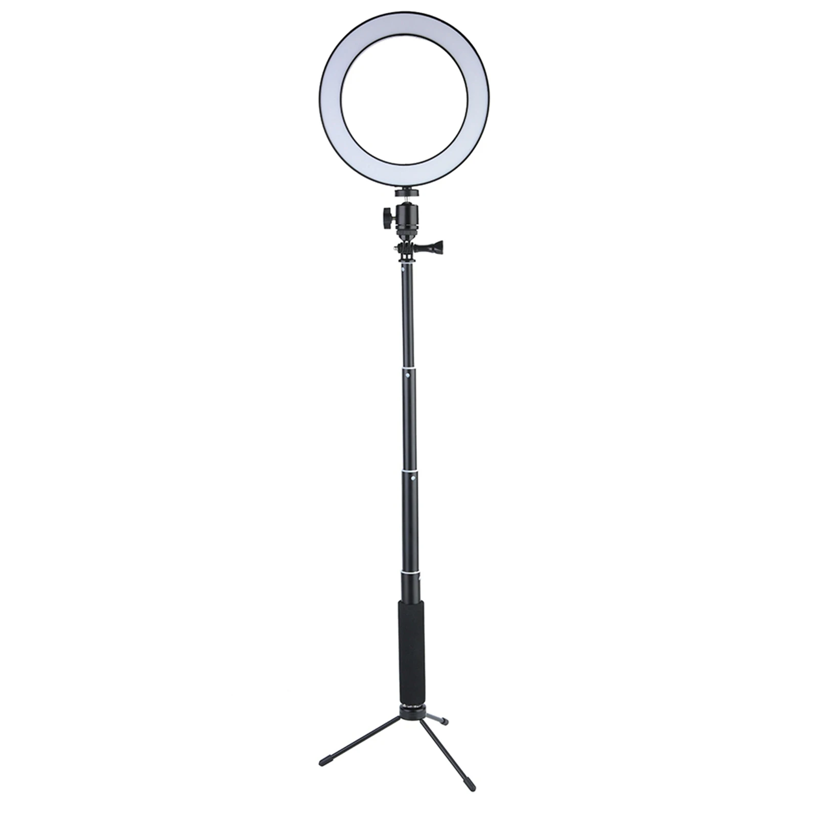 

Кольцевой светильник для фотосъемки, светодиодный светильник с регулируемой яркостью для видеосъемки в фотостудии, 8 дюймов