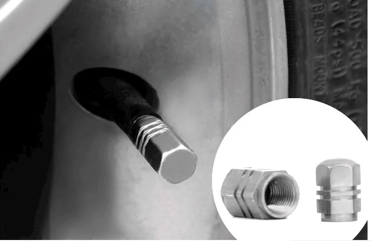 Мотоциклетный и Автомобильный Алюминиевый бескамерный шток клапана колеса LOPOR 4