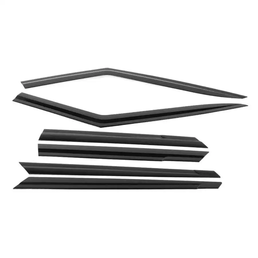 6 шт. черный оконный козырек автомобильный солнцезащитный дождевик ABS дефлектор