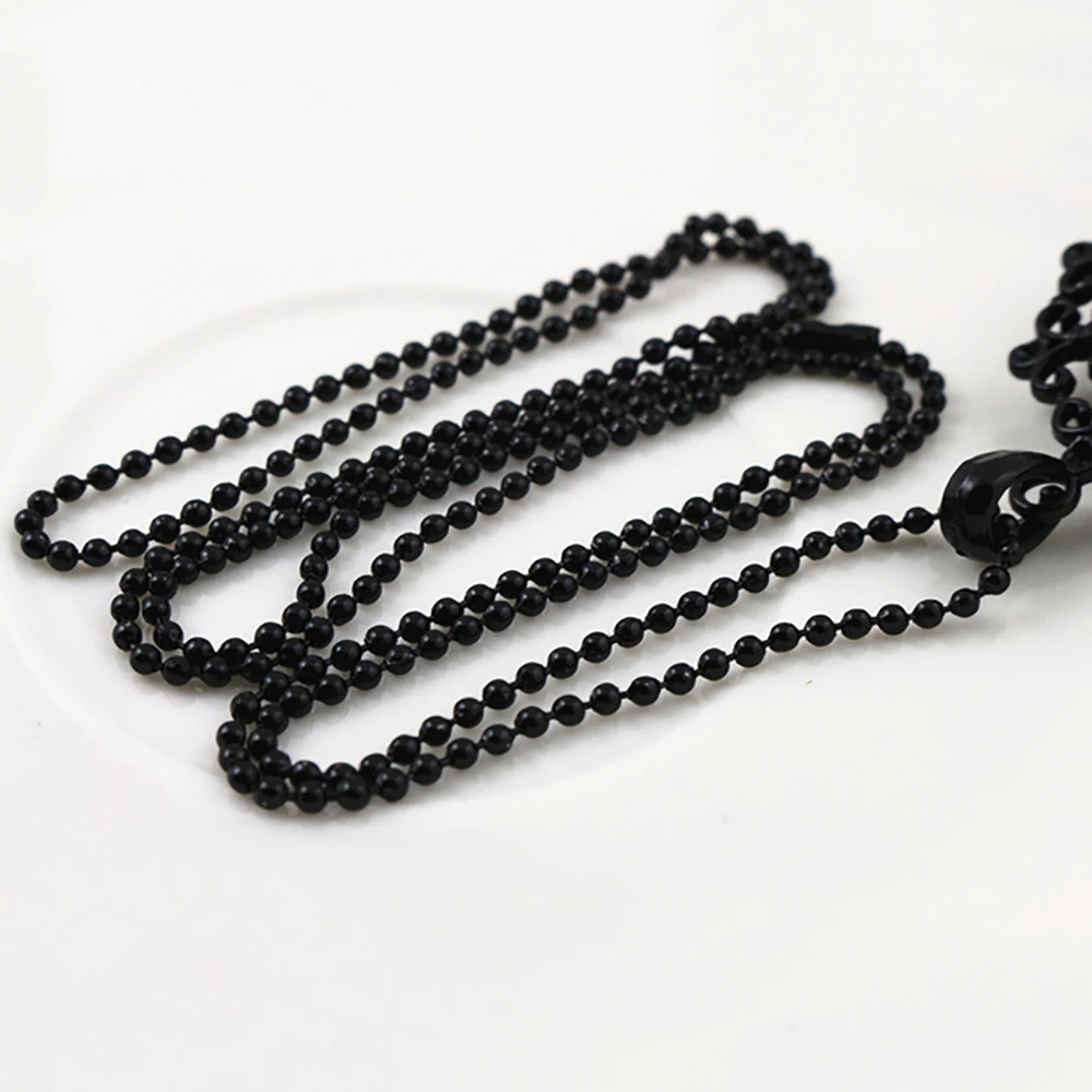 2 шт 25 мм Внутренний размер камео продольная подвеска черное ожерелье модное