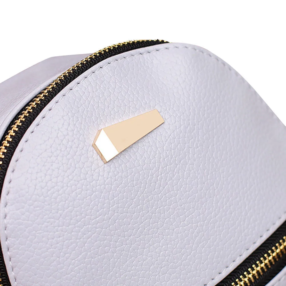 Женский милый кожаный мини-рюкзак школьная сумка маленький рюкзак дорожные