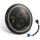 7-дюймовый круглый светодиодный налобный фонарь s гало Угловой поворотный сигнал светильник Jeep Wrangler CJ JK LJ 1997-2019