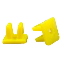 500x yellow auto square head fast wire retainer fastener clips car accessories