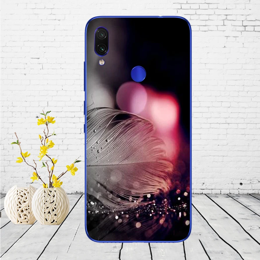 C10 Чехол для Xiaomi Redmi Note 7, силиконовый чехол для Xiaomi Redmi Note 7, задняя крышка, чехол для Redmi Note 7, чехол для телефона - Цвет: C10