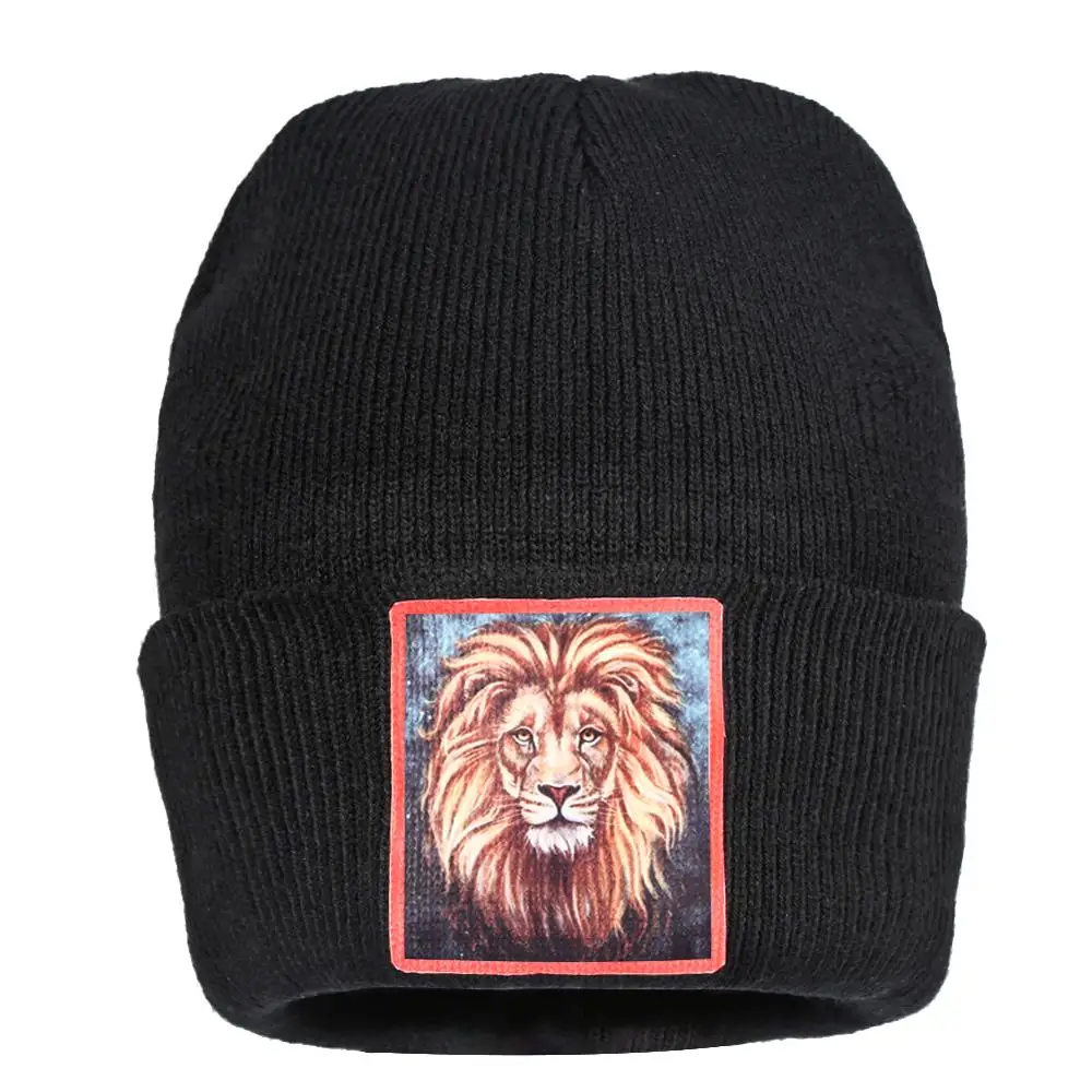 Мужские вязаные шапочки женская зимняя облегающая шапка детская с манжетами в