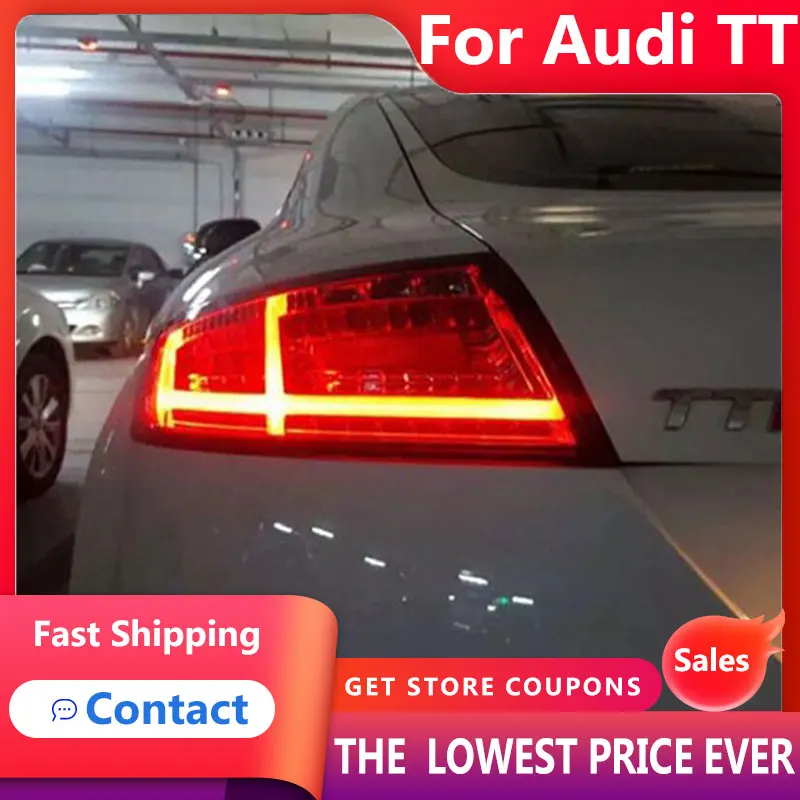 Задние фонари HANA для Audi TT 2006-2013 светодиодный ная задняя фара Светодиодные ДХО
