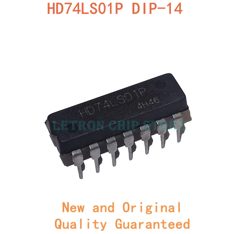 

10pcs HD74LS01P SN74LS01N 74LS01 DIP-14 original and new IC