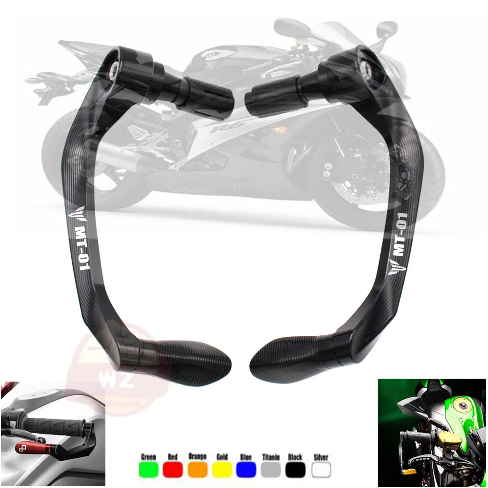 

For YAMAHA MT-01 2004-2009 2008 2007 2006 2005 mt01 Universal 7/8" 22mm Motorcycle Handlebar Brake Clutch Levers Protector Guard