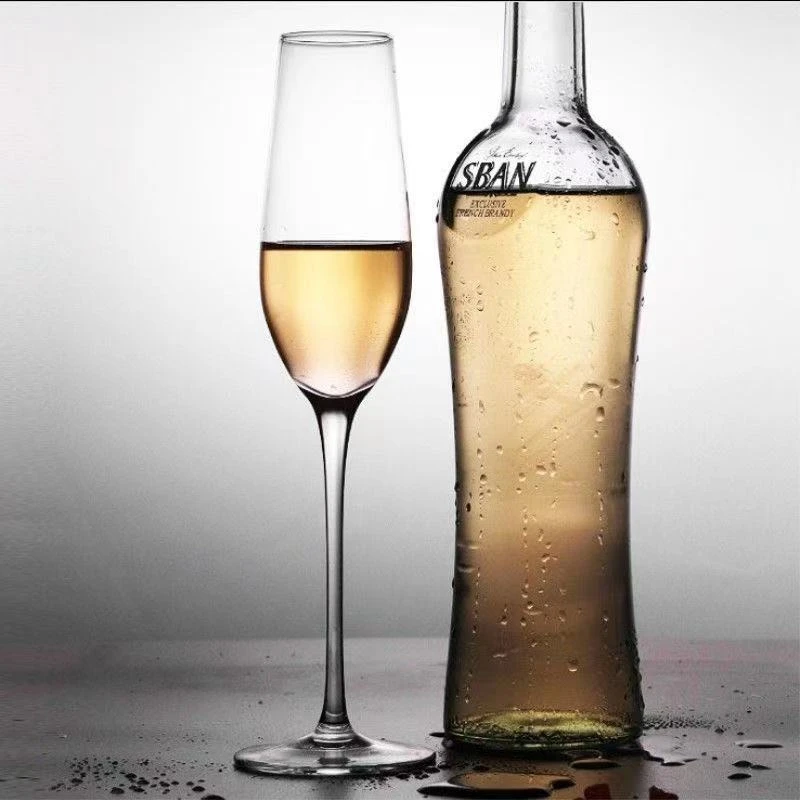 

2PCS/lot CRYSTAL CHAMPAGNE GLASS SET WITH HOME BUBBLE GLASS 2 COCKTAIL GLASSES