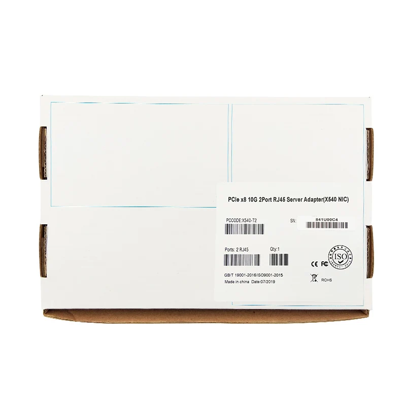 X540-T2 Intel X540 чипсет PCIe x8 двойной медный RJ45 10 Гбит/с порт Ethernet Сетевая карта совместима