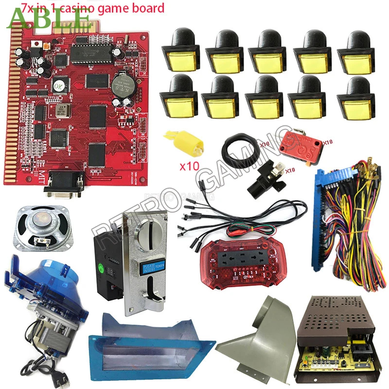 Игровой автомат для казино материнская плата покерных игр 7X в 1 комплект сделай