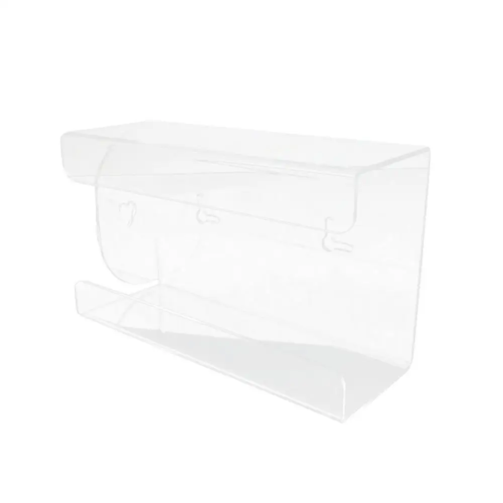 

Hot Sales Kitchen Transparent Acrylic Wall Mounted Disposable Gloves Storage Box Organizer