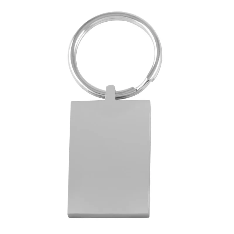 

High Polished Key Chain Stainless Steel Crafts Unisex Blank Keychains