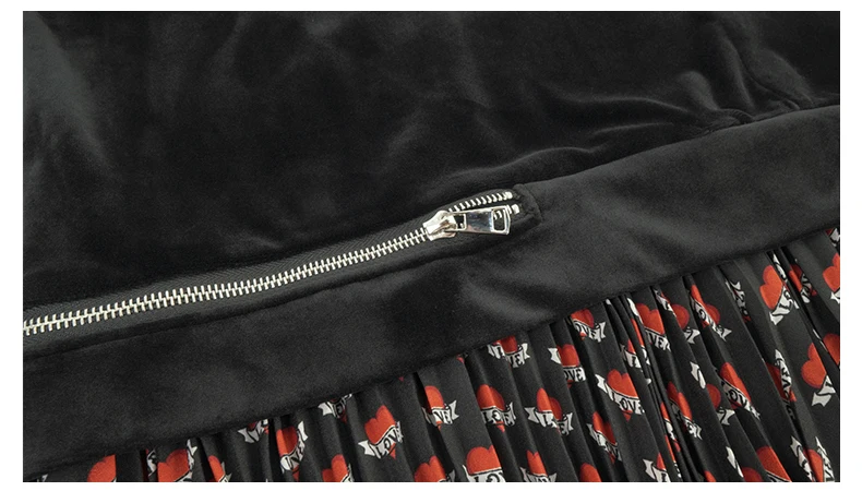 L~ 4XL 5XL шикарные бархатные плиссированные платья плюс размер женские Новые Осенние Длинные рукава длиной до колена лоскутное платье AOFULI A4101
