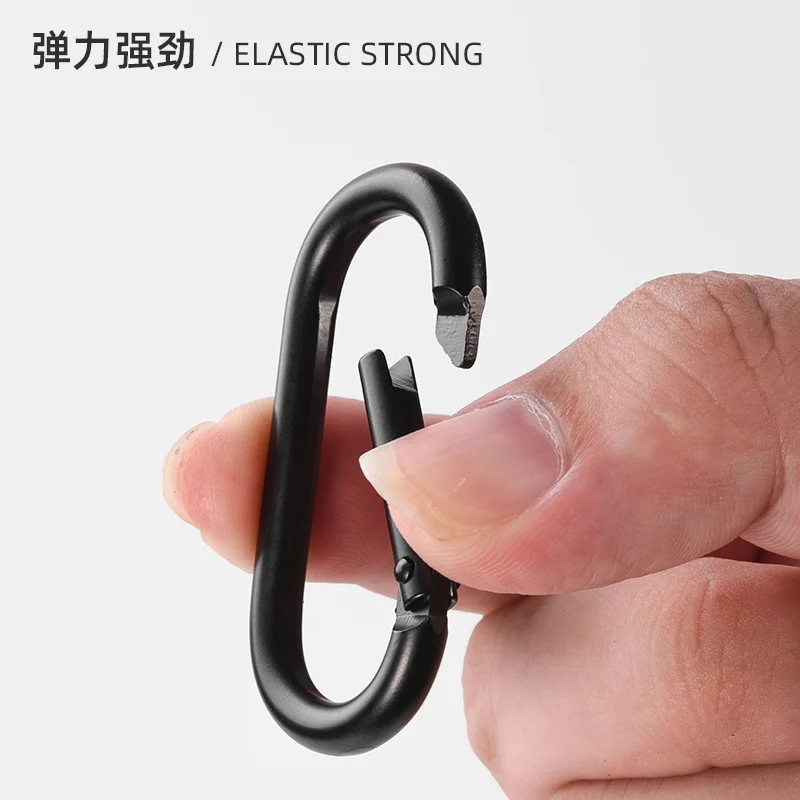 6 шт. брелок для ключей из алюминиевого сплава ручной работы Открытое кольцо с