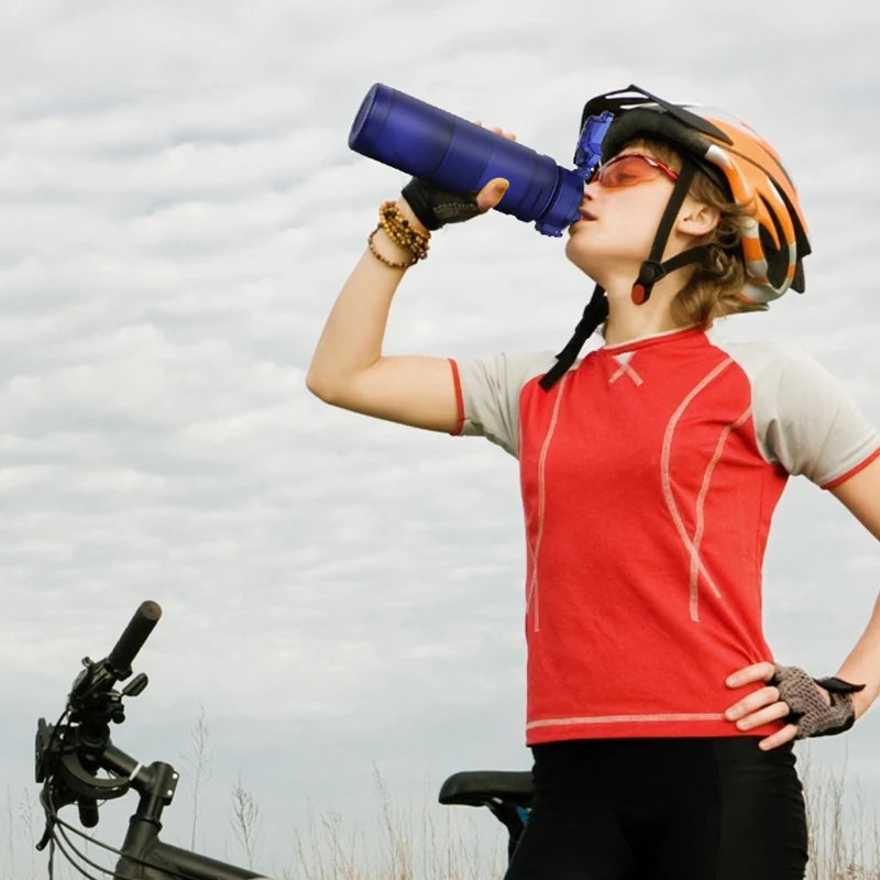 Герметичные пластиковые бутылки для путешествий 500 мл без БФА спортивные воды