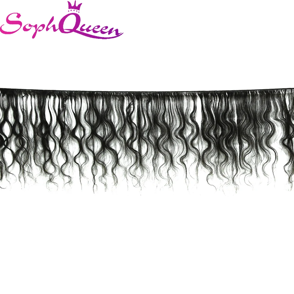 Soph queen Волосы бразильские волнистые сплетение волос пучки Remy человеческие волосы для наращивания двойной уток