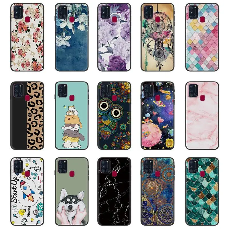 Оригинальный матовый чехол для телефона Samsung Galaxy A21S чехол-накладка Новое