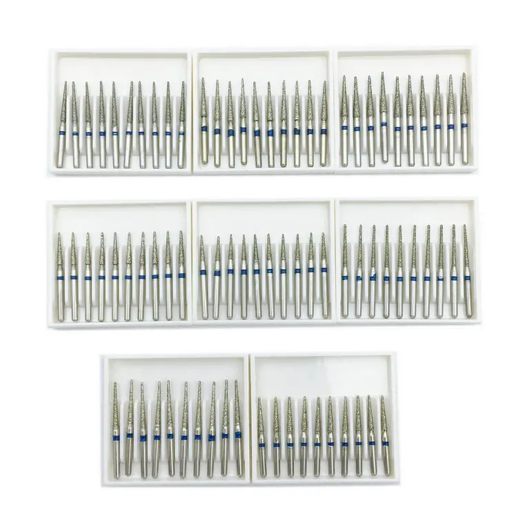 100 шт./10 коробок зубные Алмазные Боры Серии TC FG высокоскоростные боры для