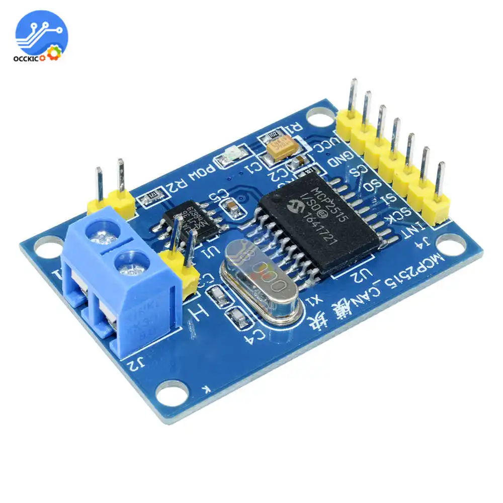 1 шт. Стандартный MCP2515 CAN Bus модуль TJA1050 приемник SPI для 51 MCU контроллер рычага Arduino|spi