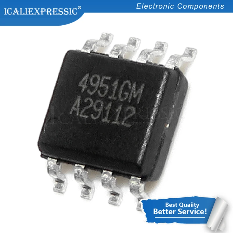 

Набор схем AP4951GM 4951GM sop-8, SOP8, 5 шт.