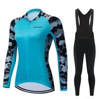 new spring autumn cycling jersey sets triathlon womens long sleeve set mtb cycling clothes jersey ciclismo jersey cycling