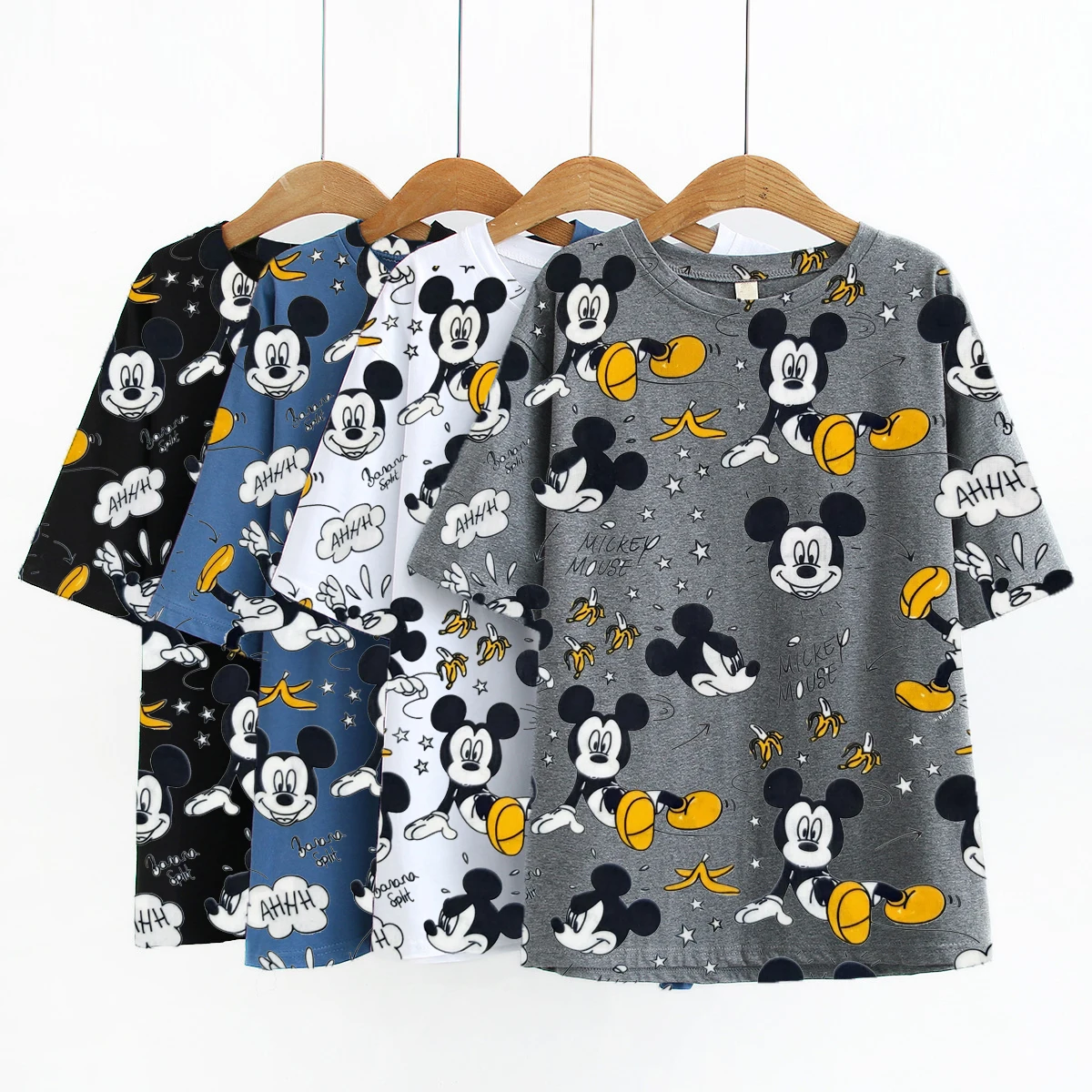 Модная футболка 3ddisney с коротким рукавом Микки Мауса модная женская мультяшная