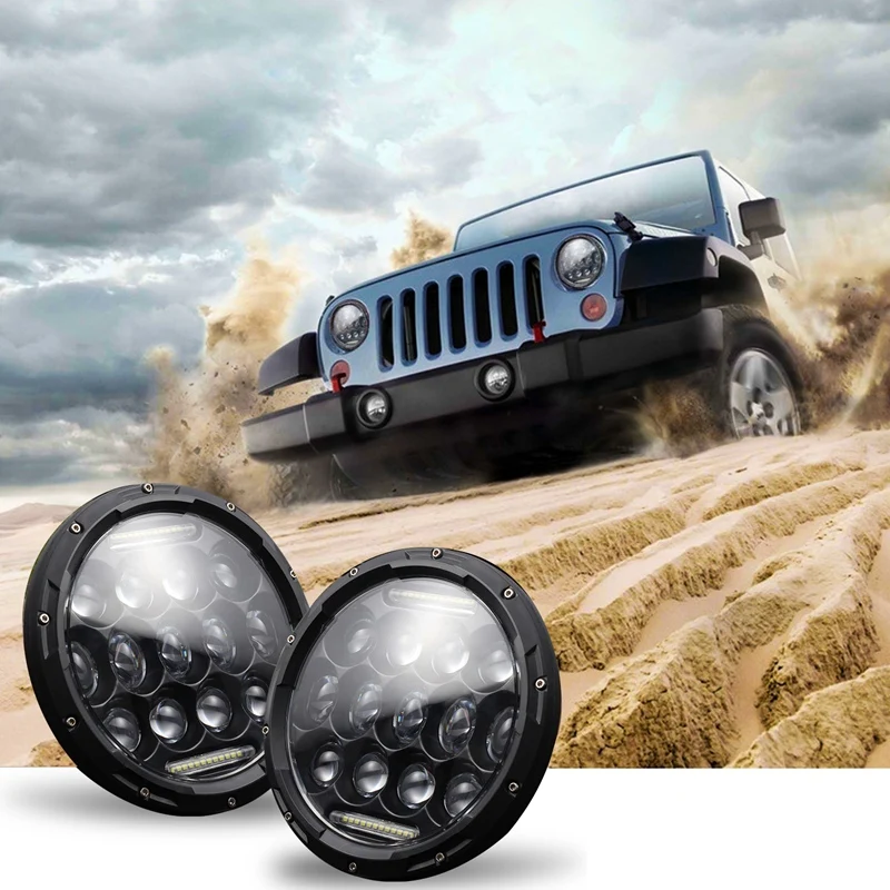 7 дюймов 200 Вт круглый светодиодный головной светильник с лампой дневного DRL