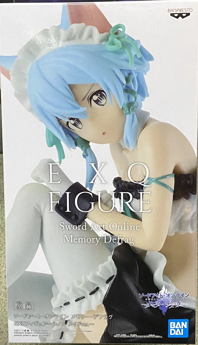 

BANDAI BANPRESTO Sword Art онлайн память EXQ коллекция фигурок-если горничная вер. Аниме модель куклы игрушки подарки