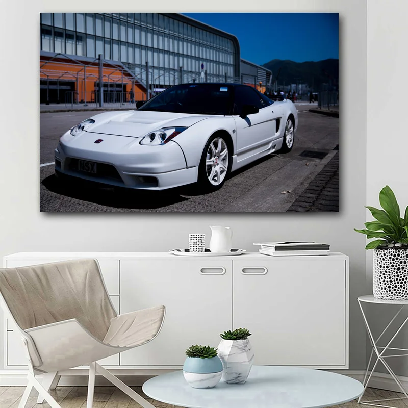 Картины на холсте автомобиль Honda NSX sportscar Классическая Автомобильная настенная