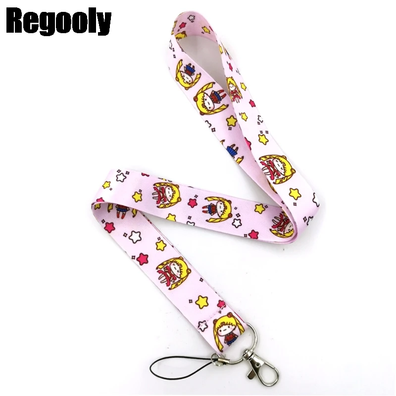 

Sailor moon Classical Style Lanyard For keys The 90s Phone Working Badge Holder Neck Straps With Phone Hang Ropes Lanyard