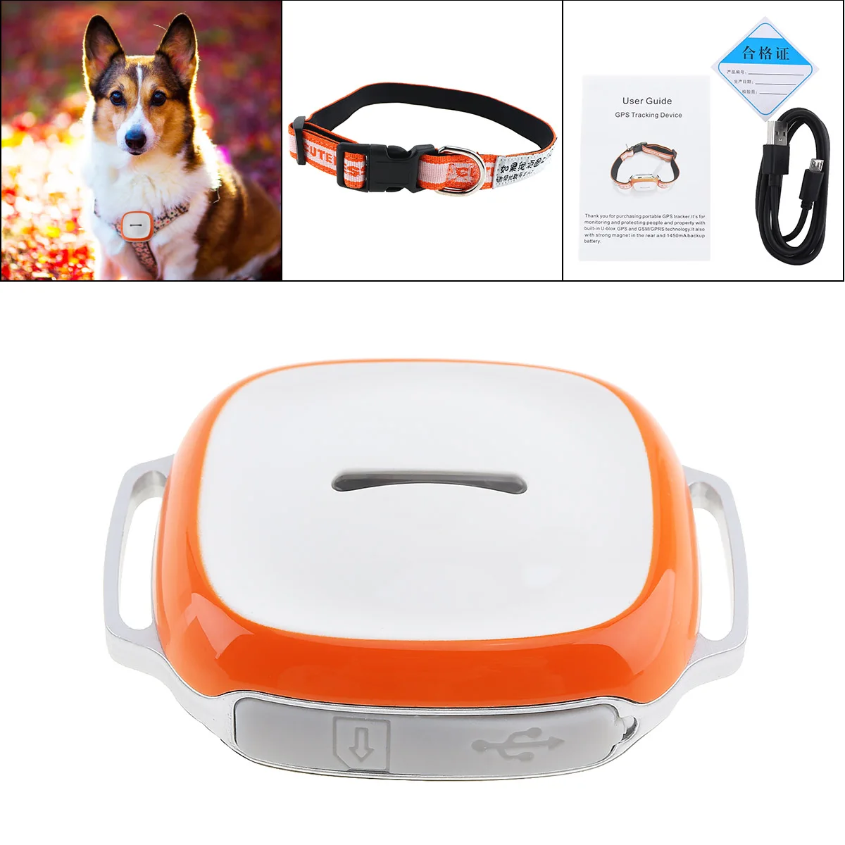 GT011 водонепроницаемый мини gps трекер локатор с wifi GSM GPRS трекер для домашних животных кошек собак