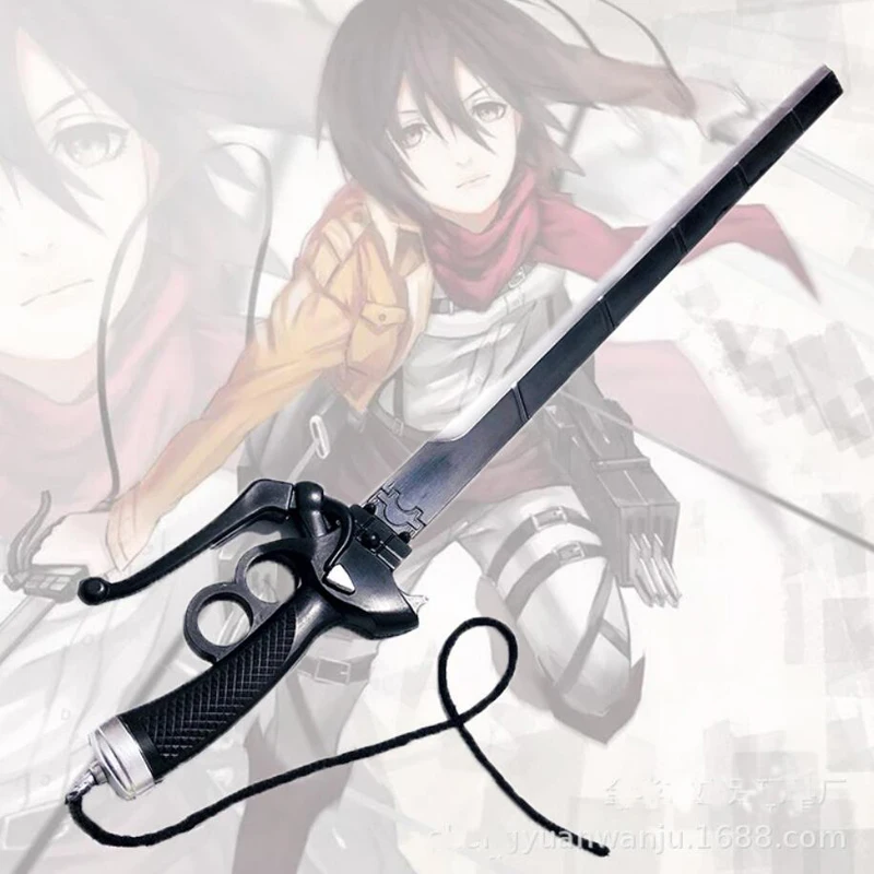 Косплей Хэллоуин реквизит атака на Титанов Mikasa Ackerman меч espada faca dupla RivaMika LeviMika