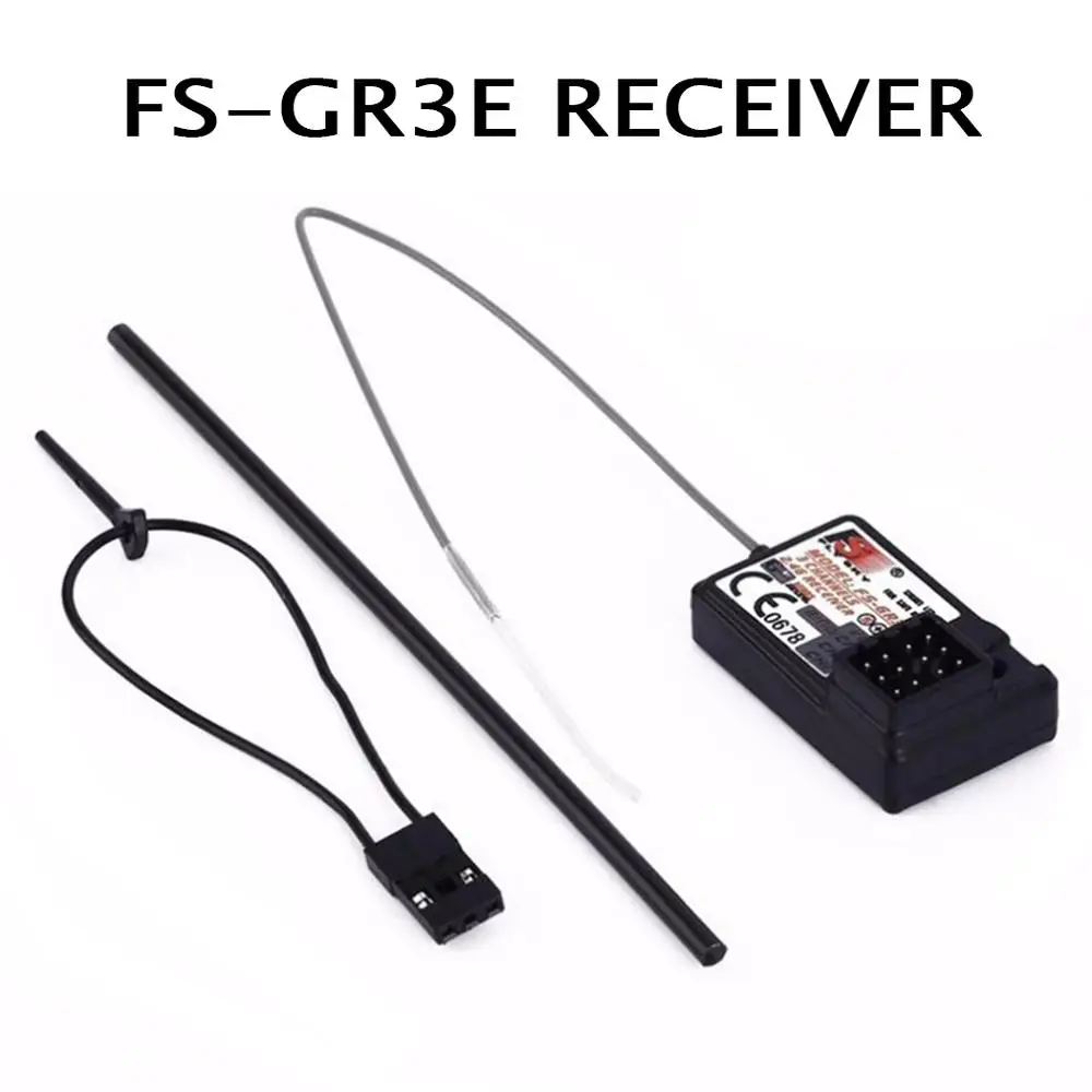 Приемник Flysky FS-GR3C FS-GR3E 3 канала 2 4 ГГц для FS GT2 GT2B GT3 GT3B GT3C T6 CT6B TH9X Радиоуправляемая